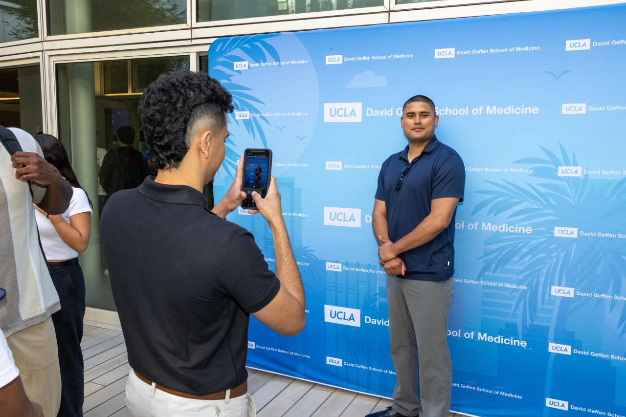 New medical student on his first day.
